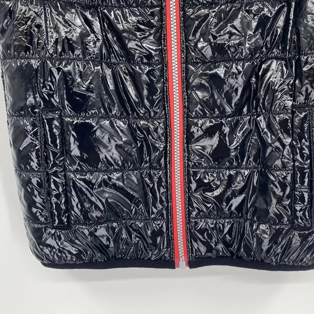 Calvin Klein Kids Youth Size 7 Black Shiny Puffer Vest